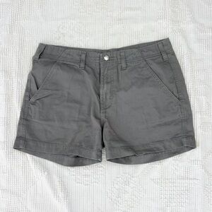 Topo Designs Camp Shorts Gray 6 Cotton Twill